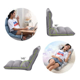 NNEOBA Adjustable Floor Gaming Sofa Chair - Padded Lounger with Back Support