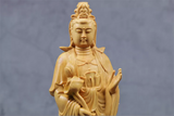 NNEOBA Wooden Guanyin - Ru Laifo Statue
