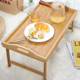 NNEOBA Foldable Laptop Stand & Breakfast Tray - Cozy Bedroom Desk