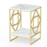 NNEOBA Luxury Marble Tea Coffee Cafe Table