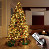 120M 1200-LED Multicolor Green Wire Fairy Lights – IP44 EU Plug