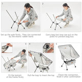 NNEOBA Folding Chair Ultralight Detachable