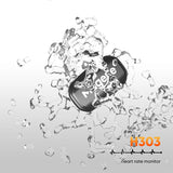 NNEOBA Dual Heart Rate Monitor Chest Strap 2-Pack H303 Sensors Black