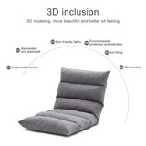 NNEOBA Adjustable Floor Gaming Sofa Chair - Padded Lounger with Back Support