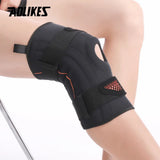 AOLIKES New Knee Brace for Knee Pain with Side Stabilizers Women Men Knee Pad Meniscus Tear Patella Gel Pads Knee Support