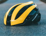 NNEOBA Ultralight Bicycle Helmet Magnetic Snap Closure 58–61cm Yellow