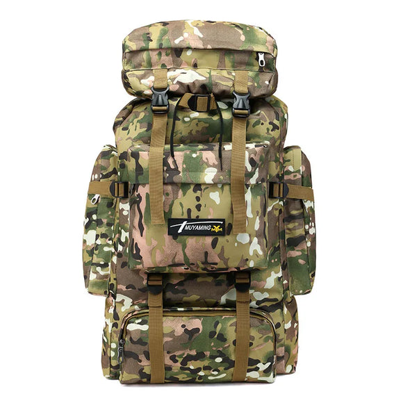 NNEOBA Outdoor Backpack Oxford MOLLE Rucksack Camouflage