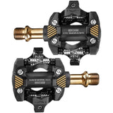 NNEOBA Self-Locking SPD Mountain Bike Pedals Carbon Gold