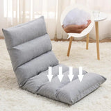 NNEOBA Adjustable Floor Gaming Sofa Chair - Padded Lounger with Back Support