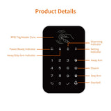 NNEOBA 433MHz Wireless Touch Keypad with RFID (2PCS)