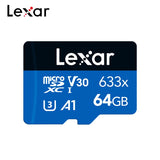64GB Lexar MicroSDXC Memory Card Class 10 U3 A1