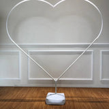 NNEOBA Heart Arch Frame Stand for Weddings and Events