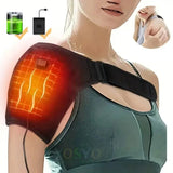 NNEOBA USB Heating Shoulder Support Belt Black