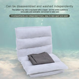 NNEOBA Adjustable Floor Gaming Sofa Chair - Padded Lounger with Back Support