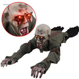 Halloween Crawling Ghost Zombie Prop with LED Eyes