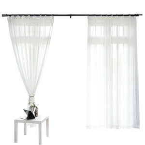 NNEOBA White Tulle Curtains