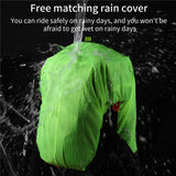 NNEOBA 3-in-1 Waterproof Bike Trunk Bag Canvas Travel Luggage Black