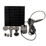 NNEOBA Solar Panel Powered Water Fountain