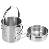 NNEOBA 1L Stainless Steel Cooking Kettle Portabl