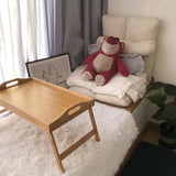 NNEOBA Foldable Laptop Stand & Breakfast Tray - Cozy Bedroom Desk