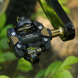 NNEOBA Self-Locking SPD Mountain Bike Pedals Carbon Gold