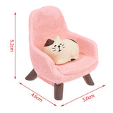 NNEOBA 1 Set Simulation Small Sofa Stool Chair Furniture Model Toys for Doll House Decoration