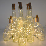 NNEOBA NBNEOBA 20 LED Wine Bottle Lights with Cork, 2M Cork Lights Fairy Mini String Lights for Liquor Bottles Crafts Party Wedding Decoration
