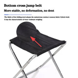 NNEOBA Folding Portable Outdoor Stool - Ultra-Light Bench for Travel and Camping