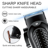 NNEOBA Electric Hair Clipper & Beard Trimmer USB Cordless Tool for Men Black