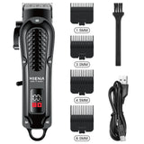 NNEOBA Electric Hair Clipper & Beard Trimmer USB Cordless Tool for Men Black