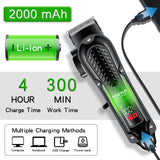 NNEOBA Electric Hair Clipper & Beard Trimmer USB Cordless Tool for Men Black
