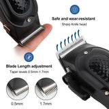 NNEOBA Electric Hair Clipper & Beard Trimmer USB Cordless Tool for Men Black