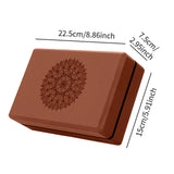 NNETM High-Density EVA Foam Yoga Block for Stretching (Brown)