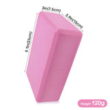 NNETM EVA Yoga Foam Blocks for Pilates & Meditation (Pink)