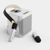NNEOBA High Power Karaoke Bluetooth Speaker with Dual Microphone