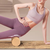 NNEOBA High-Quality Natural Cork Yoga Column Roller