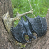 NNEOBA Resin Vampire Bat Statue Halloween Garden Decoration