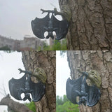 NNEOBA Resin Vampire Bat Statue Halloween Garden Decoration