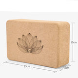 NNETM Natural Cork Yoga Block for Body Shaping (Beige)