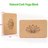 NNETM Natural Cork Yoga Block for Body Shaping (Beige)