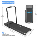 NNEOBA Foldable Treadmill with Handle