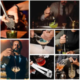 NNEOBA Stainless Steel Cocktail Shaker Mixer Set