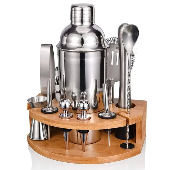 NNEOBA Stainless Steel Cocktail Shaker Mixer Set