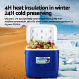 NNEDSZ Glacio 38L Portable Ice Cooler Box With Wheels Camping Fridge