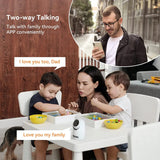 NNEOBA Mini Wifi Camera Night Vision Baby Monitor