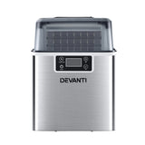 NNEDSZ Devanti Ice Maker Machine Commercial Portable Ice Cube Tray Countertop 3.2L