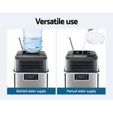 NNEDSZ Devanti Ice Maker Machine Commercial Portable Ice Cube Tray Countertop 3.2L