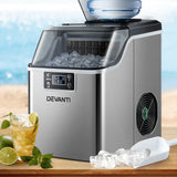 NNEDSZ Devanti Ice Maker Machine Commercial Portable Ice Cube Tray Countertop 3.2L