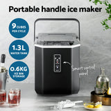 NNEDSZ Devanti 12kg Ice Maker Machine 1.3L w/Scoop Holder Black