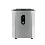 NNEDSZ Portable Ice Maker Machine Ice Cube 12kg Bar Countertop Stainless Steel